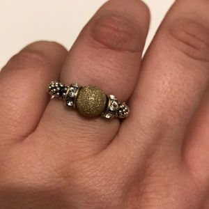 Stretchy Ring with Swarovski crystals